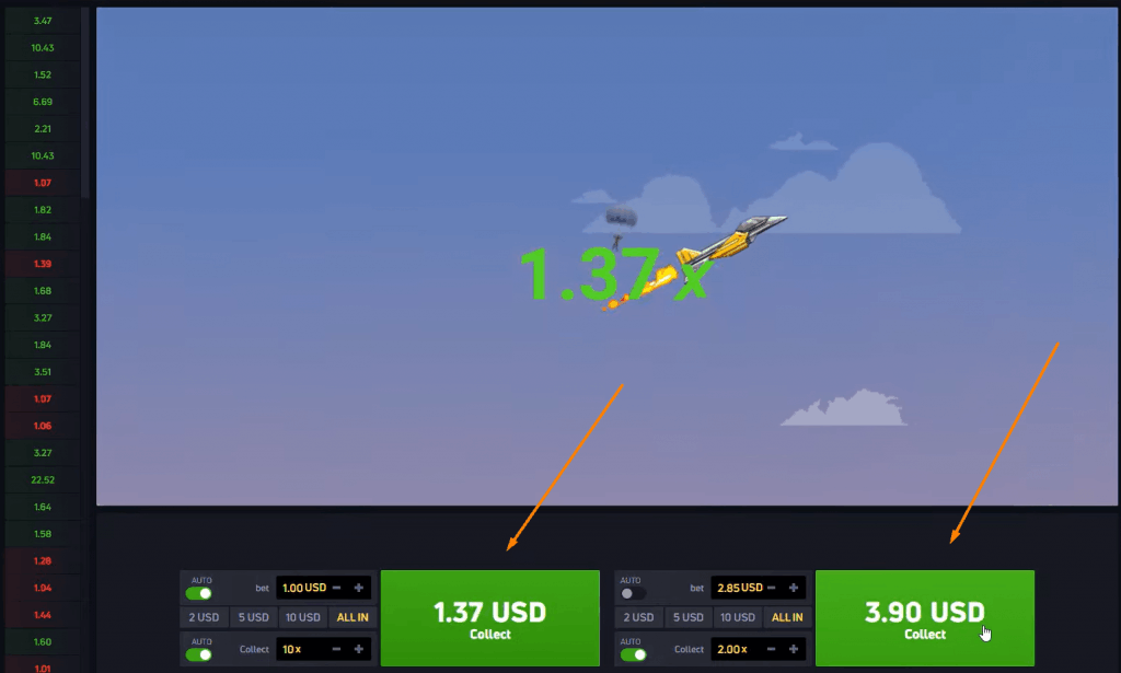 Painel do JetX com auto-cashout configurado em 1.8x e aposta de R$10 — estratégia conservadora
