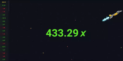 Interface completa do JetX — simplicidade do jogo do foguete